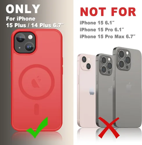Vista 1518 de Funda para Google Pixel 10 Pro XL, cubierta magnética mate, color negro Fit for MagSafe, Screen Protector included, Shockproof Military Grade