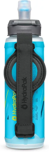 Vista 8 de HydraPak SkyFlask Speed - Botella de agua plegable para correr (350 ml, 500 ml, 500 ml aislada) - Correa ajustable, ligera, tapa a prueba de derrames