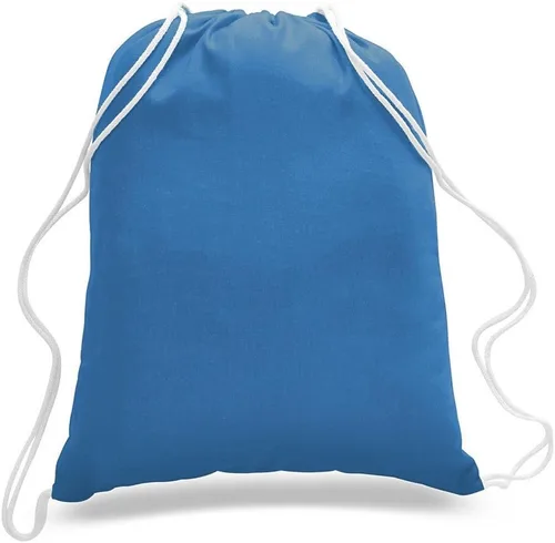 Vista 10 de ToteBagFactory Bolsas de algodón con precio promocional Mochilas Arte Artesanía, Rosa encendido, Cordón