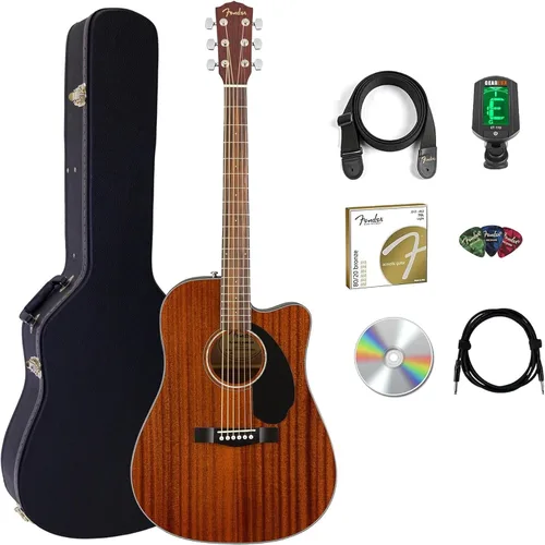 Vista 10 de Conjuntos de guitarras acústicas Fender CD-60.