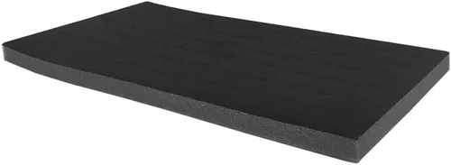 Vista 2 de DBM IMPORTS 14 x 7-12 x 12 espuma de terciopelo negro 72 ranuras anillo inserción bandeja inserción escaparate caja coleccionista joyería caso