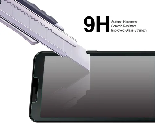 Vista 4 de Supershieldz Protector de pantalla de vidrio templado diseñado para Schok Volt SV55, antiarañazos, sin burbujas