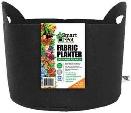 Vista 3 de Park Seed Smart Pot - Maceta de tela, capacidad de 3 galones, color negro