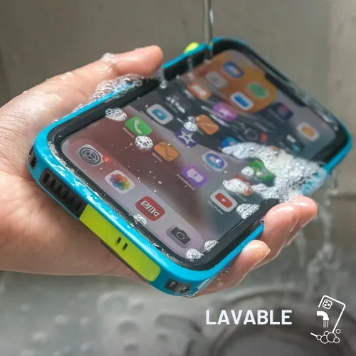 Vista 2 de Catalyst Funda de protección total para iPhone 13 Pro – 5 veces más impermeable iPhone 13 Pro, pantalla altamente sensible e identificación facial