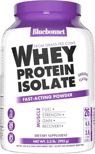 Vista 14 de Bluebonnet Nutrición 100% Natural Proteína WHEY Isolate Powder, 743715015654, 1, 1 Kosher