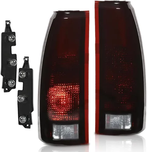 Vista 18 de PIT66 Luces traseras compatibles con Chevy Silverado 1500 2500 HD 2016-2019, compatibles con GMC Sierra 3500 HD 2016-2019, lámparas de freno