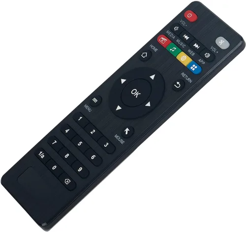 Vista 3 de Allimity X31-218 Reemplazado Control Remoto Ajuste para Android TV Box Set-top Box OPENBOX VX y VX2 IPTV Set Top Box CS918 U7 S905W V88 V99 MXV Q7 Q8