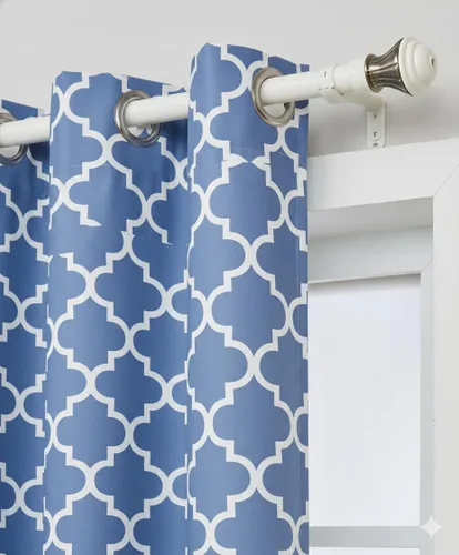 Vista 13 de Meridian juego de 2 cortinas con aislante térmico para oscurecer habitación Morado