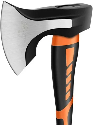 Vista 9 de Mazo Divisor de Madera de 15" - 2.5 lb. Mazo Divisor, Hacha de Campamento para Leña, Mango Antideslizante que Absorbe Impactos - Hacha Divisora