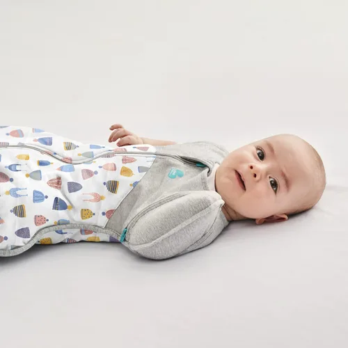 Vista 9 de Love to Dream Swaddle UP, Transition Bag Warm 2.5 TOG, Gently Help Baby Safely Transition from Being Swaddled to Arms Free