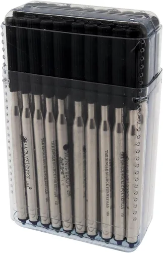 Vista 27 de Monteverde USA Soft - Recambios de bolígrafo para adaptarse a bolígrafos Lamy, tinta negra, punta media, escritura suave y confiable, paquete de 2