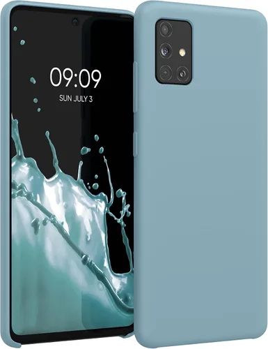 Vista 83 de kwmobile Funda Compatible con Samsung Galaxy A14 5G - Funda de teléfono de TPU y silicona con acabado suave - Verde Lima
