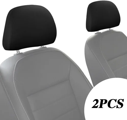 Vista 6 de 2 fundas para reposacabezas de asiento de automóvil, fundas para reposacabezas, accesorios de funda de asiento de automóvil, funda protectora suave