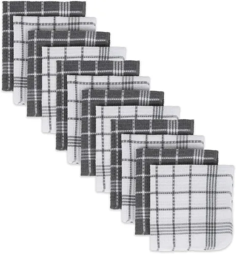 Vista 14 de J&M Home Fashions - Toalla de cocina de algodón con bucles de punto gofre