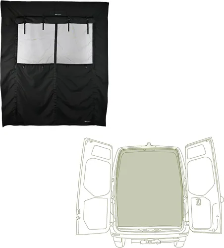 Vista 8 de VanEssential - Pantallas para puerta delantera (par) - Mercedes Sprinter Vans