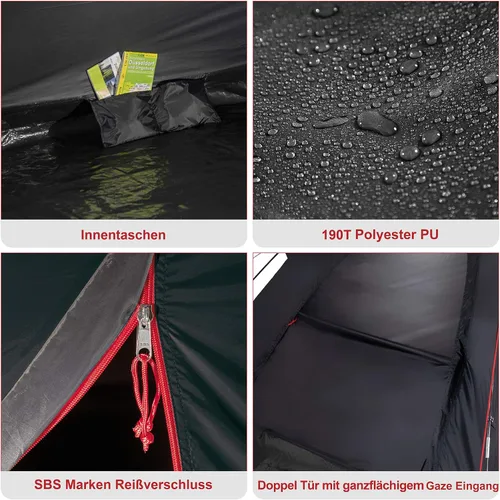 Vista 3 de High Peak Carpas Zelt Monodome XL