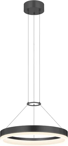 Vista 14 de Sonneman Modern Lighting 2311.16 Corona - Lámpara colgante LED con anillo de 1 luz para isla de cocina o comedor con cubierta acrílica, cable