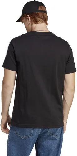 Vista 2 de adidas Camiseta Essentials Single Jersey de 3 rayas para hombre, Negro, blanco o gris