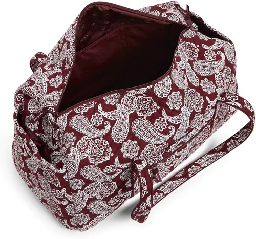 Vista 4 de Vera Bradley Women's Cotton Collegiate Large Travel Duffle Bag (Multiple Teams Available)