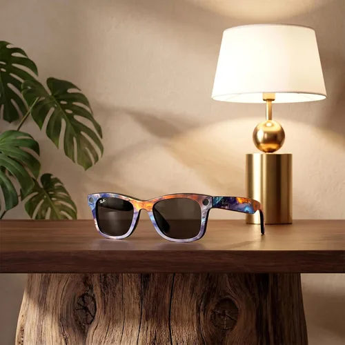 Vista 5 de Fundas protectoras compatibles con gafas Ray-Ban Meta Wayfarer Gen2/Gen1, calcomanías de vinilo 3M de alta calidad, resistentes a los arañazos