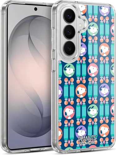 Vista 43 de Head Case Designs Snoopy Deco Dreams - Funda de gel con licencia oficial de Peanuts Blue Pattern [protección de grado militar] compatible con Google