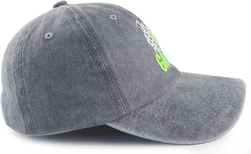 Vista 5 de Regalos de pickleball para mujeres y hombres, divertidos sombreros de pepinillos para amantes de la pelota, gorra de béisbol deportiva ajustable