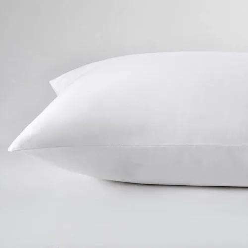 Vista 5 de Juego de 2 fundas de almohada 100% algodón con cremallera, tamaño estándar, supersuaves y transpirables, fundas de almohada con cremallera, fundas