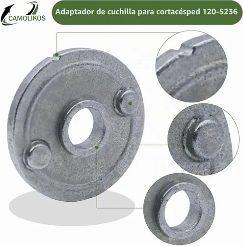 Vista 5 de 120-5236 (paquete de 4) Adaptador de cuchilla para cortacésped Toro 30 "TimeMaster 20199 20200 Piezas de repuesto