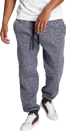 Vista 29 de Southpole, 1570 - Pantalones deportivos básicos tipo jogger de forro polar para hombre Negro