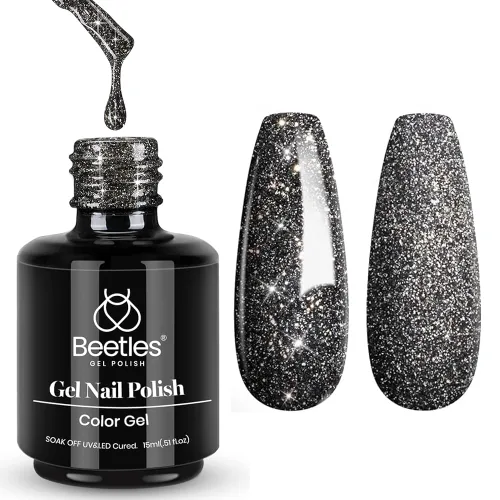 Vista 49 de Beetles - Esmalte de uñas en gel, 1 unidad de 0.5 onzas fluidas (15ml), extracción por remojo, arte de uñas, estética de manicura, bricolaje, curado