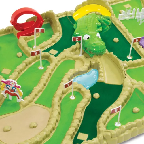 Vista 6 de Ambassador Games: Electronic Arcade Mini Golf - Área de juego gigante de 26 x 16.5, campo de mesa de 9 hoyos, 5 obstáculos móviles, adultos y niños