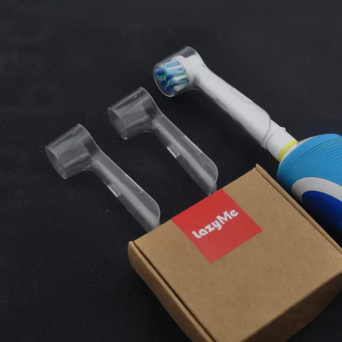 Vista 5 de Cubierta de cepillo de dientes para cepillo de dientes eléctrico Oral-b Cabezales de repuesto para cepillos de dientes de viaje, cubierta