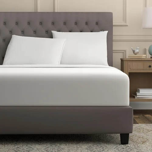 Vista 5 de Sealy Performance - Protector de almohada 100% algodón transpirable que absorbe la humedad, lavable a máquina, con cremallera, tamaño King, 2