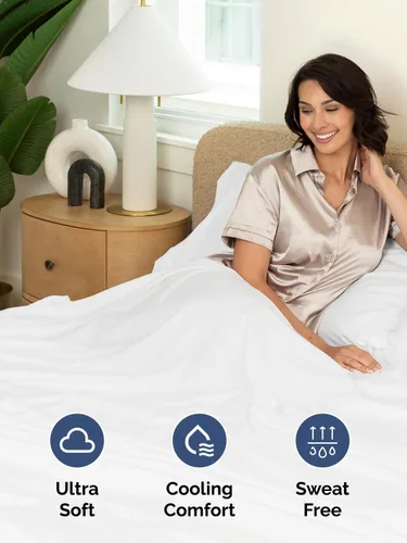 Vista 5 de Sábanas individuales de bolsillo extra profundo, sábanas transpirables y refrescantes de 3 piezas, juego de sábanas de lujo para hotel, suaves, sin