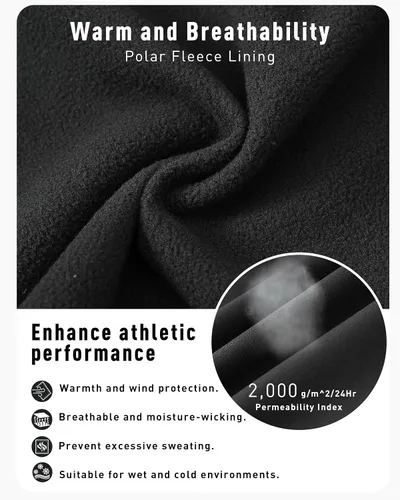 Vista 5 de Chaqueta Softshell con forro polar para mujer, impermeable, con capucha, ligera, para senderismo