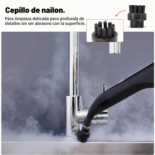 Vista 4 de Dupray Cepillos surtidos pequeños - Accesorios para limpiador a vapor