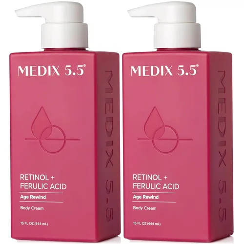 Vista 19 de Medix 5.5 Crema hidratante reafirmante con loción corporal de retinol Tratamiento para el cuidado de la piel crepey Crema corporal con retinol