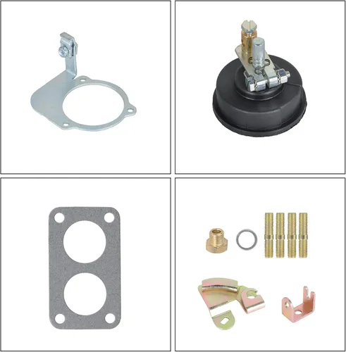 Vista 7 de GXYWADY Carburador universal de 2 barriles 428 de 38 x 38 Weber Fiat Renault tipo repuesto para VW Ford Daewoo Dodge Jeep Lada Opel Toyota 19830.202