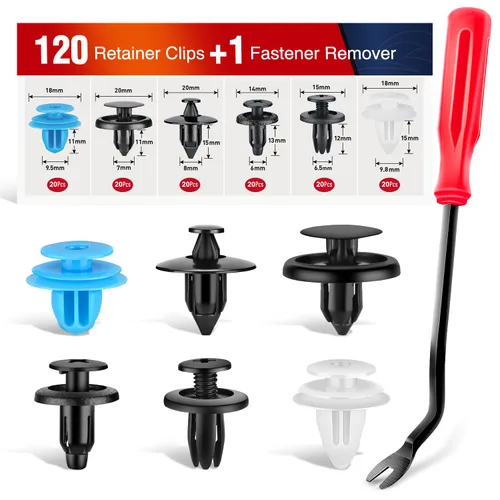 Vista 25 de Nilight - 101 clips de retención para parachoques y protector de salpicaduras, insertos metálicos para Acura, Honda 91503-SZ3-003 91503-SZ5-003