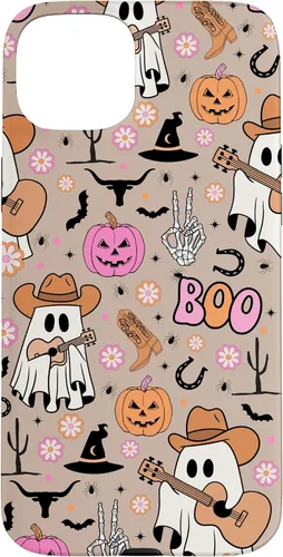 Vista 9 de Funda retro occidental para iPhone 11 Pro Max Fantasma Fantasma Vaquero de Halloween
