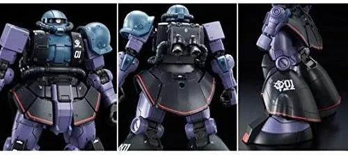 Vista 4 de Bandai HG 1/144 MS-06RD-4 Prototipo de alta movilidad Zaku