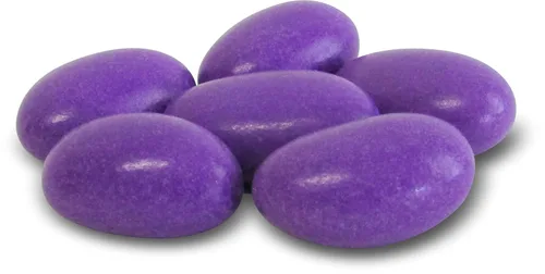 Vista 3 de Its Delish - Almendras moradas de Jordan de 2 libras a granel Nuez de almendra azucarada con revestimiento de caramelo dulce – Recuerdos de boda a