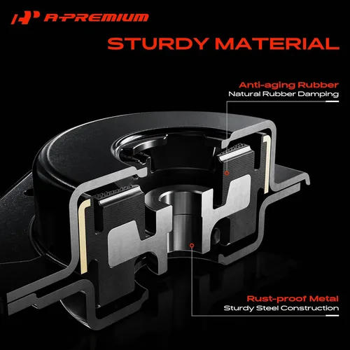 Vista 12 de A-Premium - Soporte de suspensión delantera compatible con Chevrolet