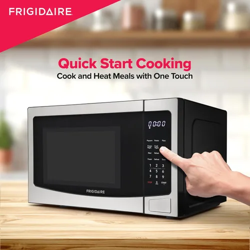 Vista 7 de FRIGIDAIRE Horno de microondas de acero inoxidable, multifunción, programable, 1.1 pies cúbicos 1000 vatios