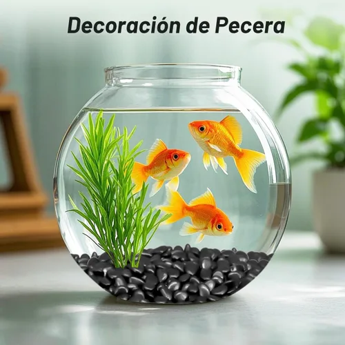 Vista 5 de Suministros para terrarios, piedras de río Virekm, guijarros ornamentales decorativos, piedras para paisajismo de jardín, grava de relleno