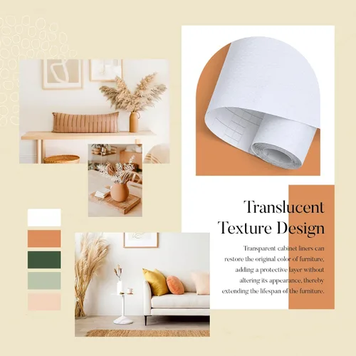Vista 6 de Glotoch - Revestimiento autoadhesivo para estantes de cocina, revestimientos transparentes para estantes de despegar y pegar, papel de contacto