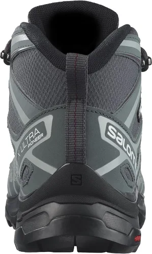 Vista 5 de Salomon Botas de senderismo impermeables X ULTRA PIONEER MID CLIMASALOMON™ para mujer Ébano/Clima tormentoso/Cata de vinos
