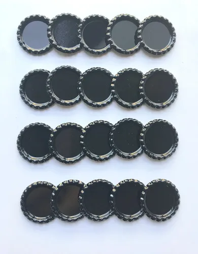 Vista 4 de RUTICH 100 calcomanías planas decorativas para botellas, calcomanías de doble cara impresas para lazos para el cabello, colgantes de bricolaje