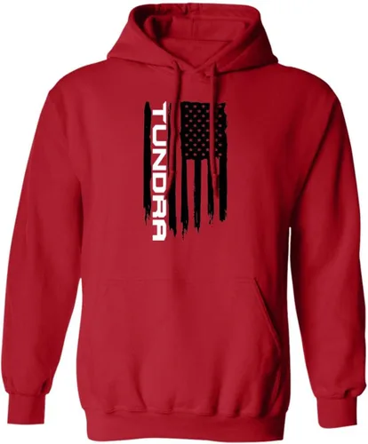 Vista 3 de Sudadera con capucha Tundra Truck TRD SR5 USA Flag para hombre
