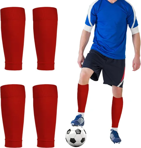 Vista 9 de Paquete de 2 calcetines de compresión para pantorrillas, para fútbol, fútbol, sobre la pantorrilla, béisbol, baloncesto, rugby